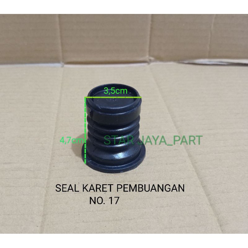 Seal Karet Pembuangan Mesin Cuci No.17