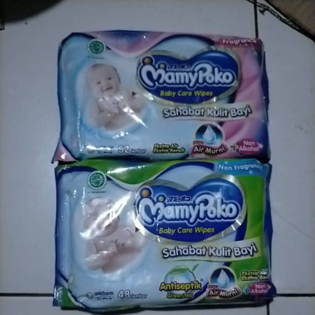 Mitu &amp; mamypoko tissu basah isi 52s,50s,48s