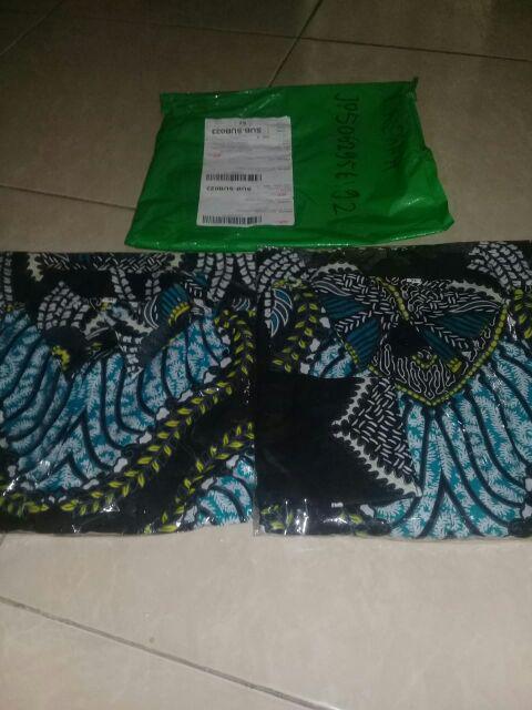 Bswart Batik Hrb026  Kenongo Hem Pendek Padi Pekalongan
