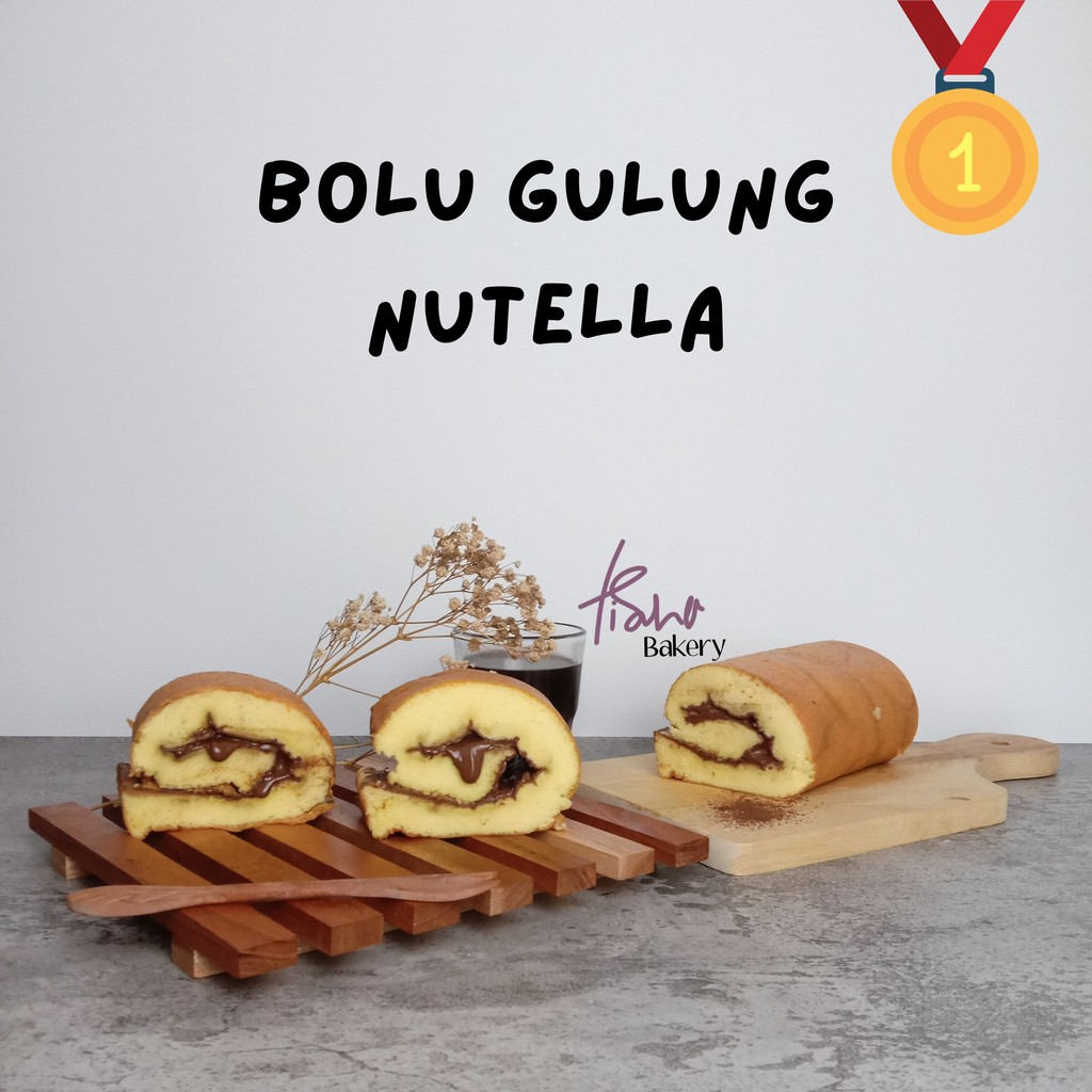 

Bolu Gulung Nutella Chocolate Hazelnut