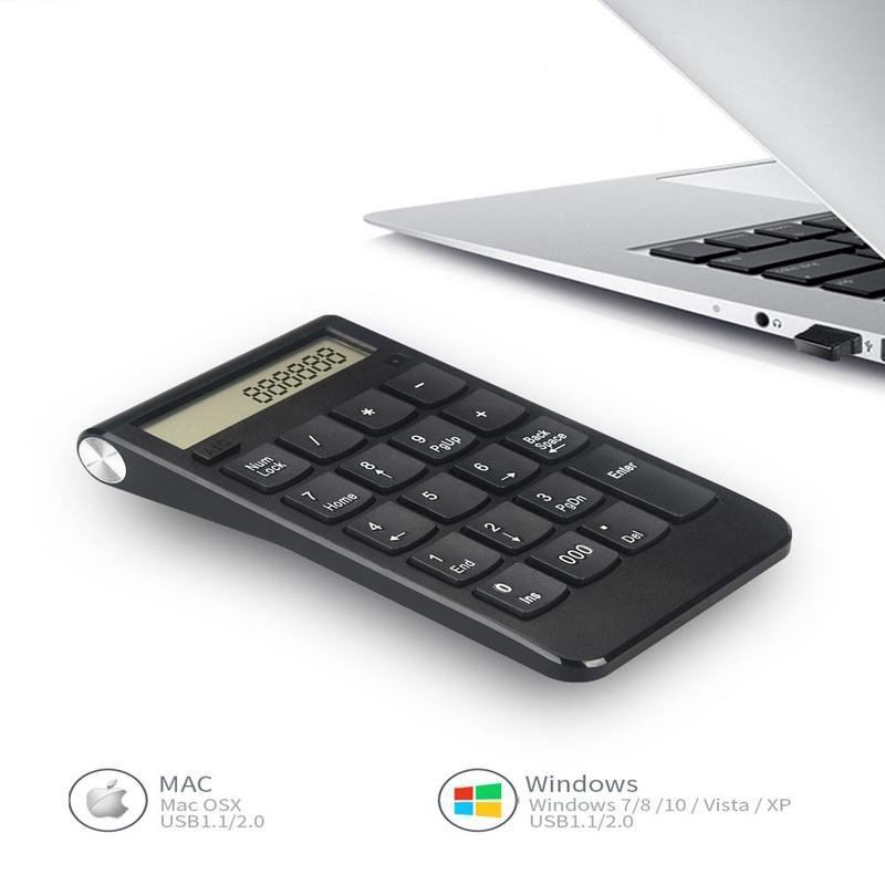 

Kalkulator Numeric Keypad Numpad Wireless 2.4GHz - 839ES