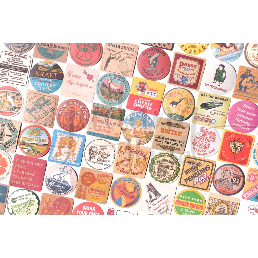 Stiker Vintage Chic Sticker Kuno Cantik Lucu DIY Scrapbook GH 303495