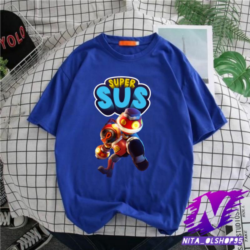 baju anak super sus flashbang kaos supersus