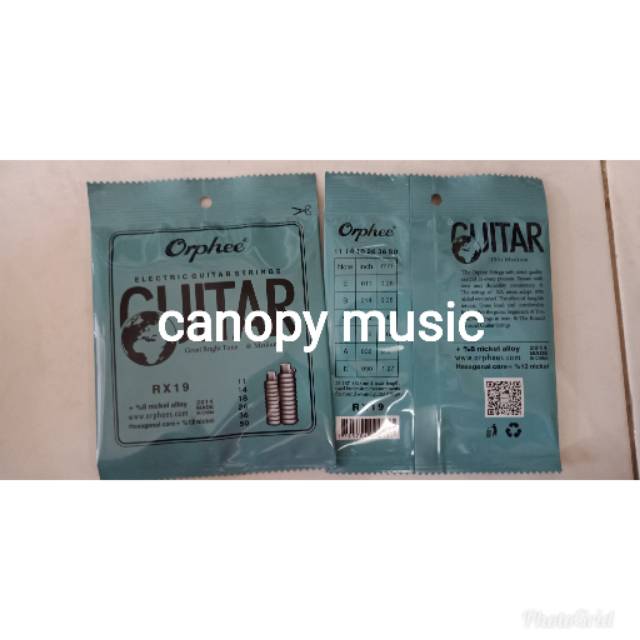 Senar Gitar Elektrik 0.11 Orphee