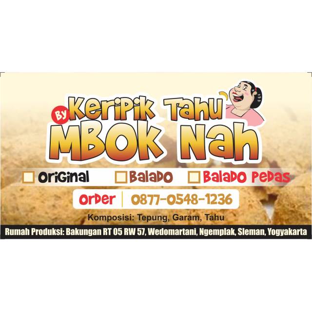 

Keripik Tahu MbokNah