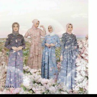 LOTUS DRESS VANILLA HIJAB
