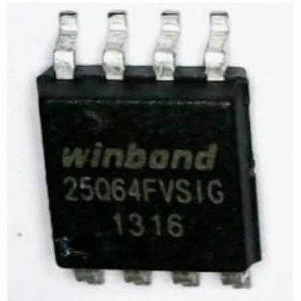 Winbond 25Q64FVSIG 25Q64 FVSIG IC Memory Eeprom BIOS Flash 8mb Msop-8