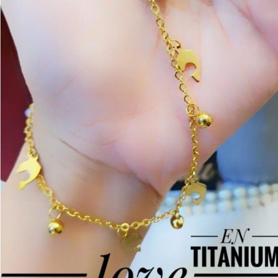 Titanium Gelang Perhiasan Wanita 2015