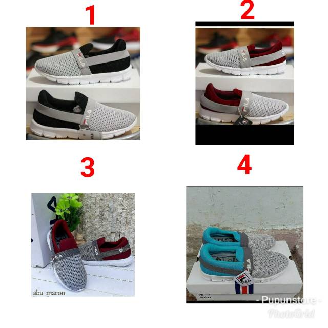 Slip on fila cewek