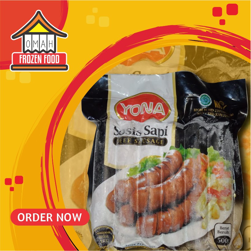

Yona Sosis Sapi Bratwurst isi 6 (NON COD DILUAR KOTA JATENG)
