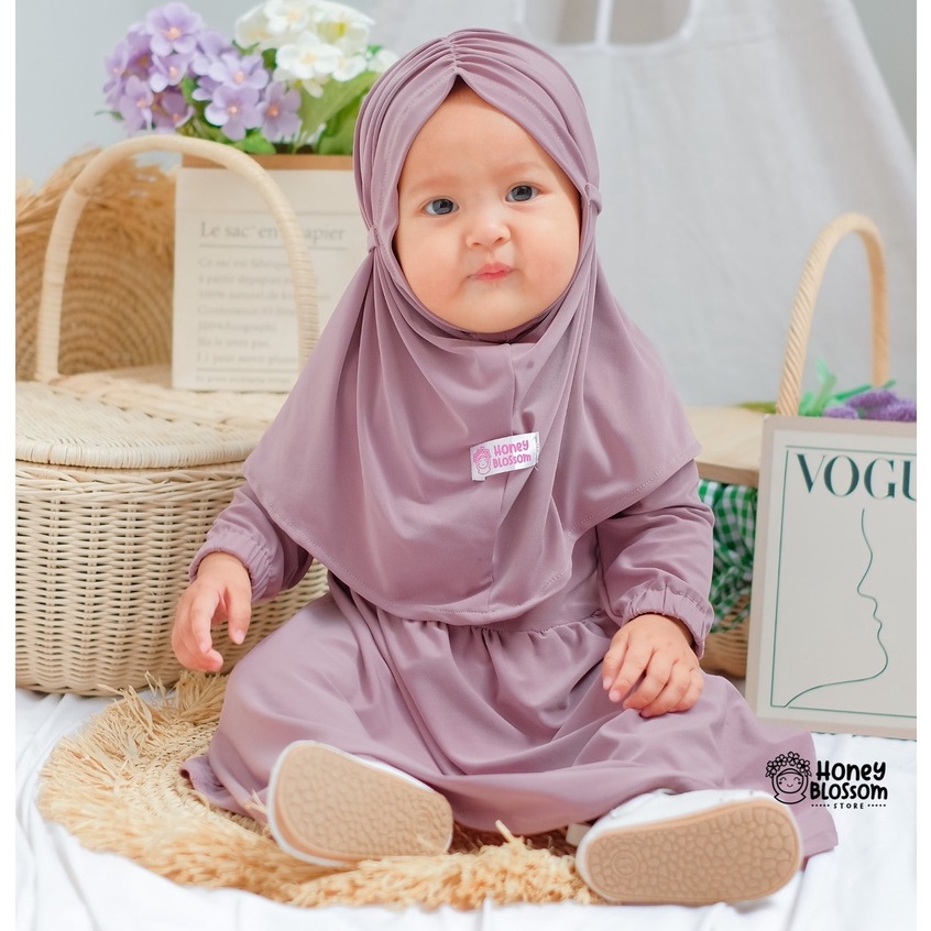 HoneyBlossom - gamis bayi perempuan 6 12 bulan / gamis bayi / gamis bayi perempuan 1 tahun lylia series