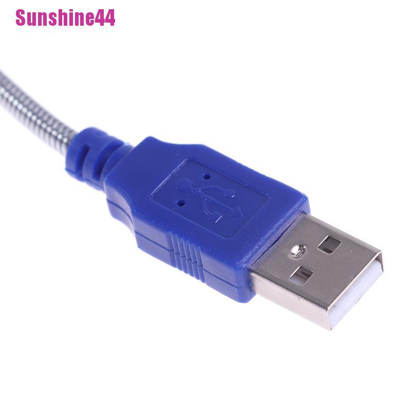 (Sunshine44) Lampu LED Mini USB Flexible Terang Portable Untuk Notebook / PC / Komputer