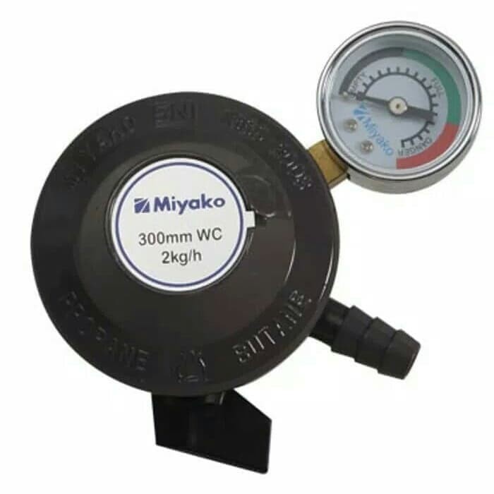 MIYAKO RM 201 M - Regulator Gas Tekanan Rendah + Meter  - Garansi Resmi 1 Tahun