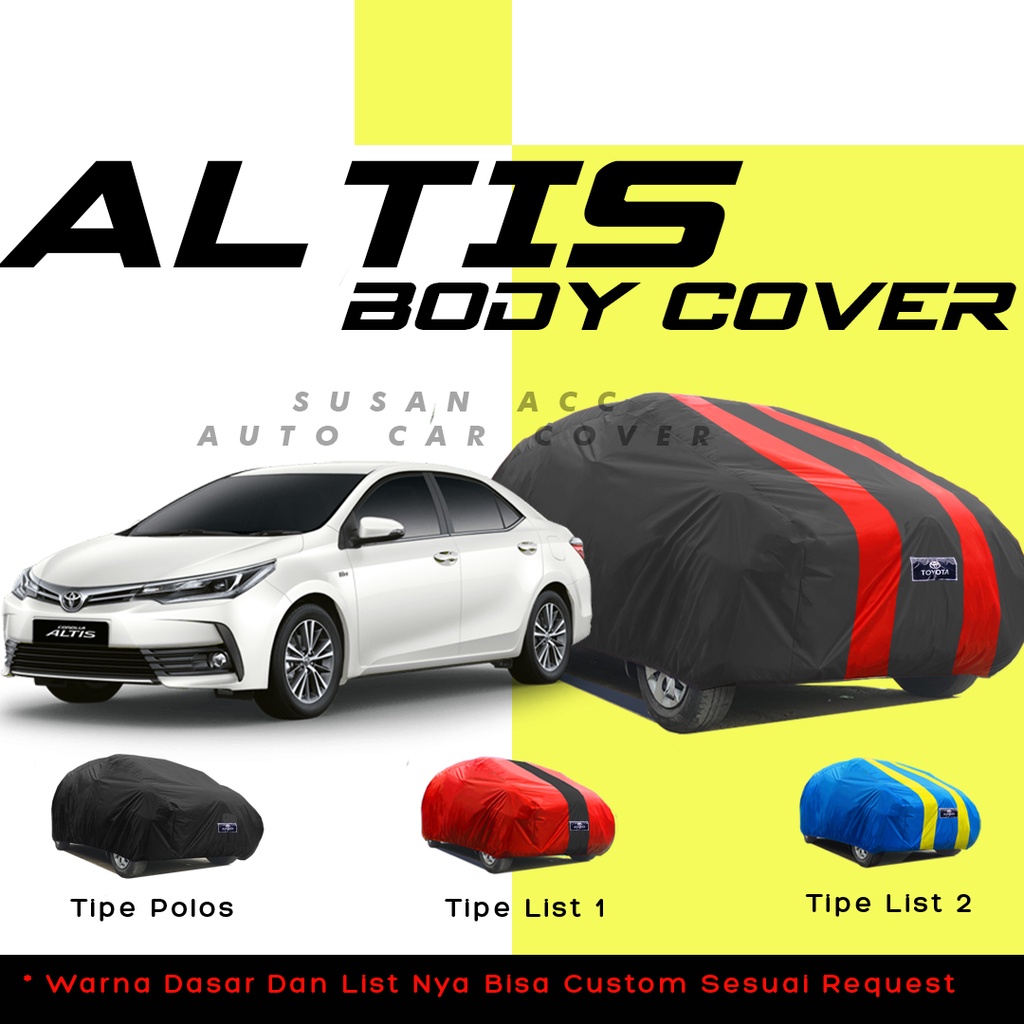 Body Cover Mobil civic Sarung Mobil civic/civic lx/civic wonder/civic genio/civic fd/civic ferio/altis/altis lama/new altis/all new altis/accord/accord maestro/corolla great/great corolla/soluna/avanza/xenia/mobilio/brio