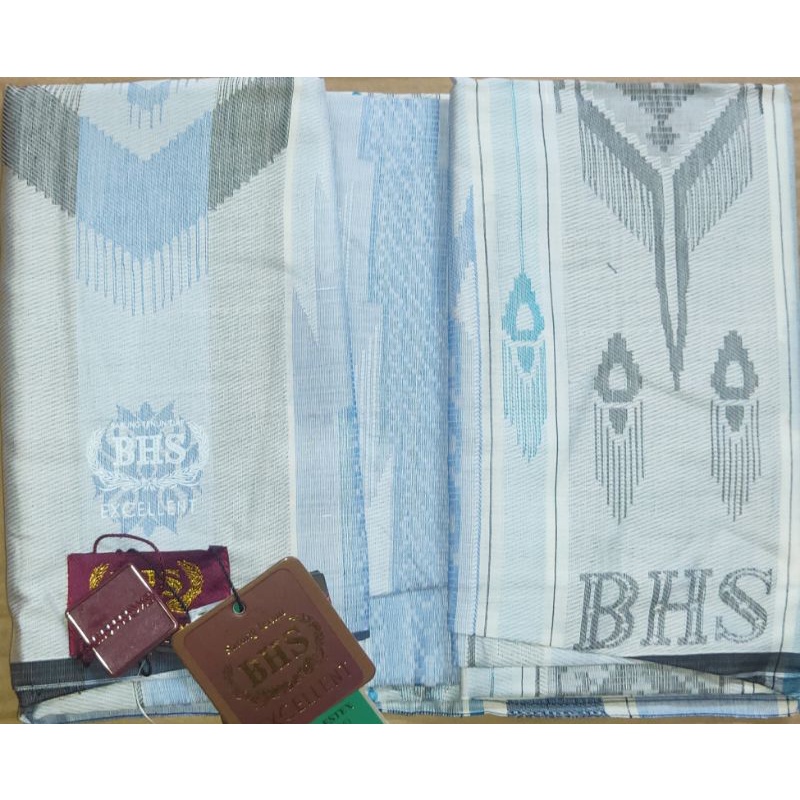 Sarung BHS Excellent JGH Putih Biru