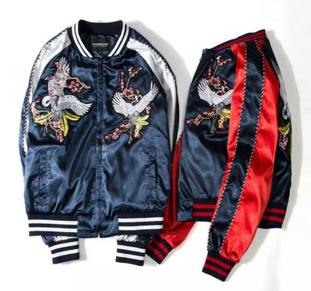 JAKET JACKET SUKAJAN IMPORT BURUNG BANGO JEPANG STYLE HARAJUKU MURAH MERIAH