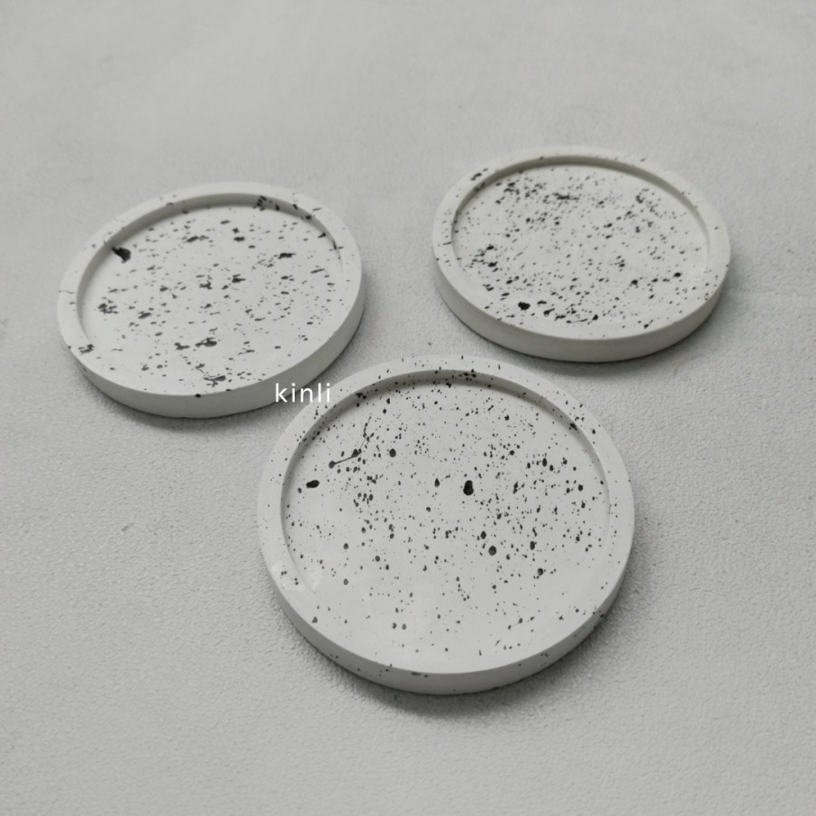 multifunction concrete handmade coaster for cup glass and soap bar