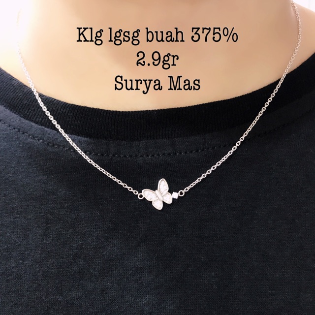 Kalung langsung buah emas 375%