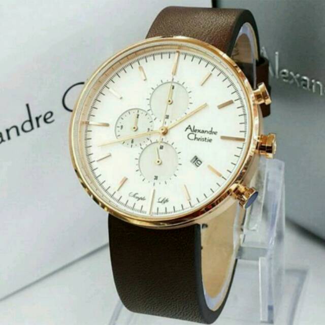 Alexandre Christie 6415 MC Jam tangan pria  Shopee Indonesia