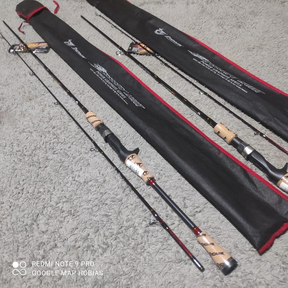 joran pancing BC pioneer crossfire light 180 dan 198