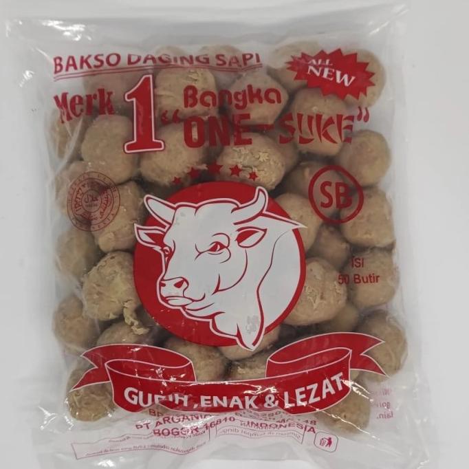 

MAKANAN BEKU / BAKSO SB BANGKA ONE SUKE 50S NON COD
