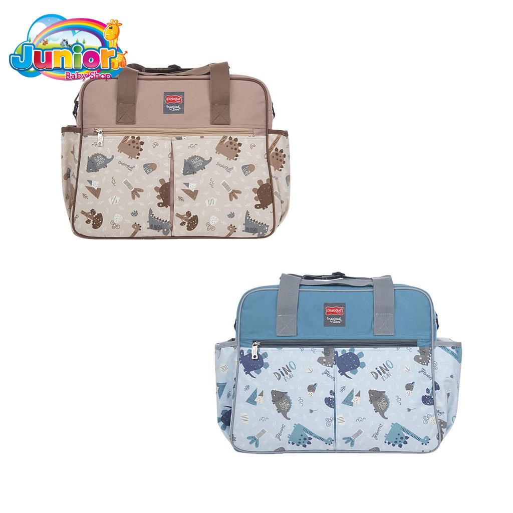 Dialogue Baby Tas Bayi Besar + Tempat Botol Susu Dino Fun Series - DGT7254