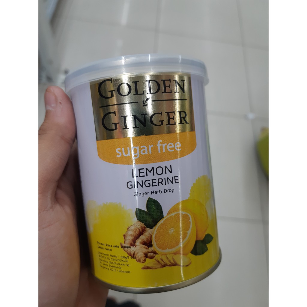 

[VEGAN & VEGETARIAN DETECTED] Permen Jahe Golden Ginger - Sugar Free