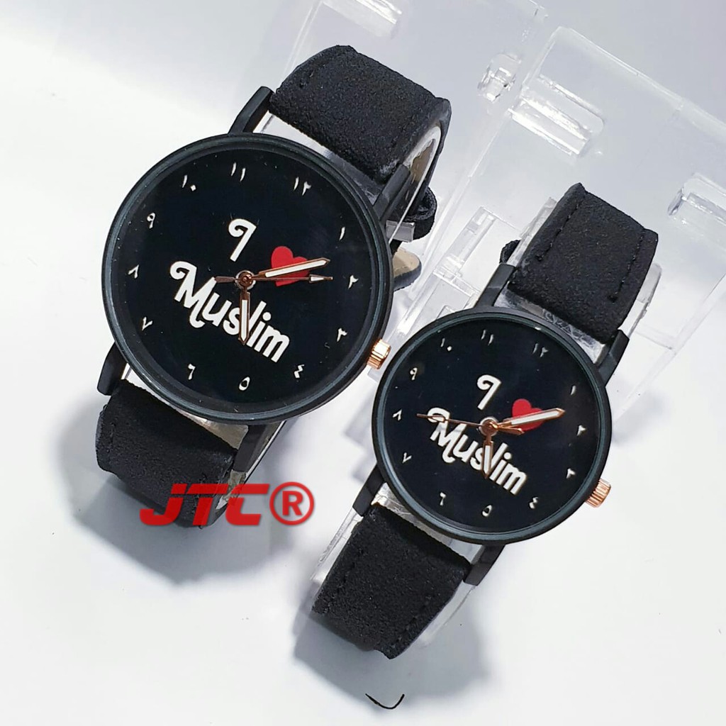 Kado Jam Tangan Couple Custom Kulit Costum