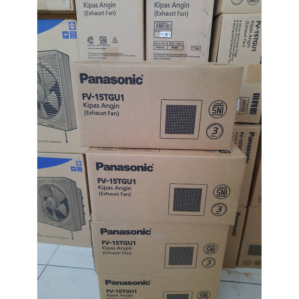 Panasonic Exhaust Fan Plafon / Ceiling FV-15TGU5 15TGU 6 Inch 6&quot;