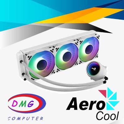 AEROCOOL MIRAGE L360 WHITE ARGB LIQUID AIO CPU WATER COOLER PROCESSOR