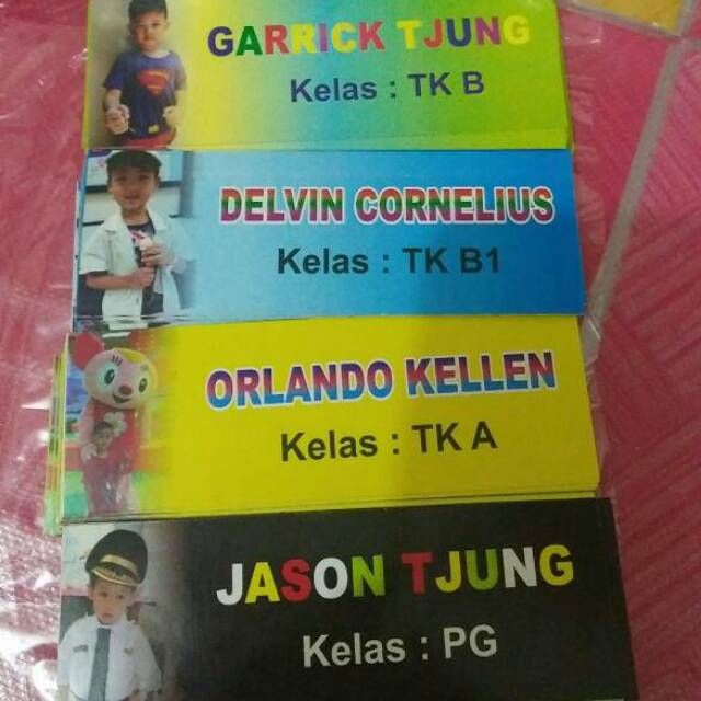 

Stiker nama buku dapat 50 biji