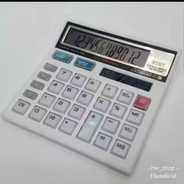 

Kalkulator Citizen 512 Putih . Calculator Hitung 12 Digit