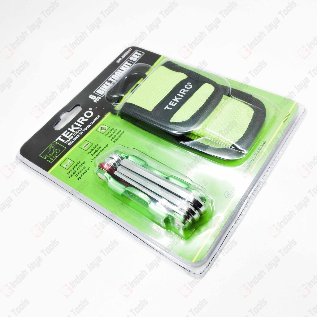 TEKIRO WR-BK0317 Kunci Sepeda Lipat Set 6 Pcs Bike Tool kit Peralatan