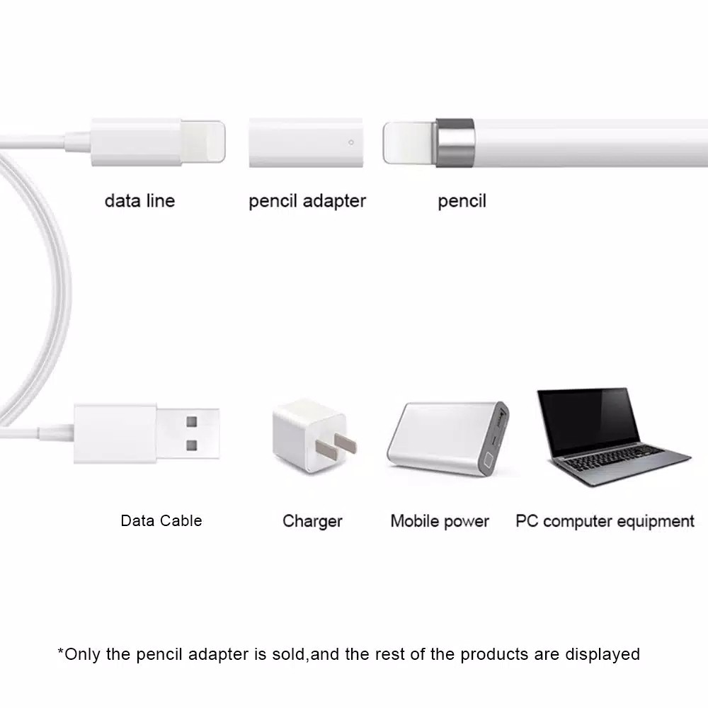 Connector Charging Adapter Converter UNTUK FOR Pencil Lightning 2 Female