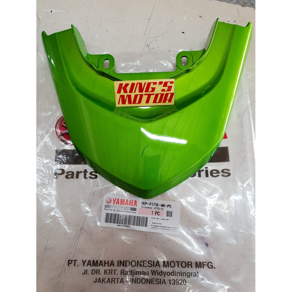 sambungan body, cover tail, stop SOUL GT 115 HIJAU ASLI YAMAHA