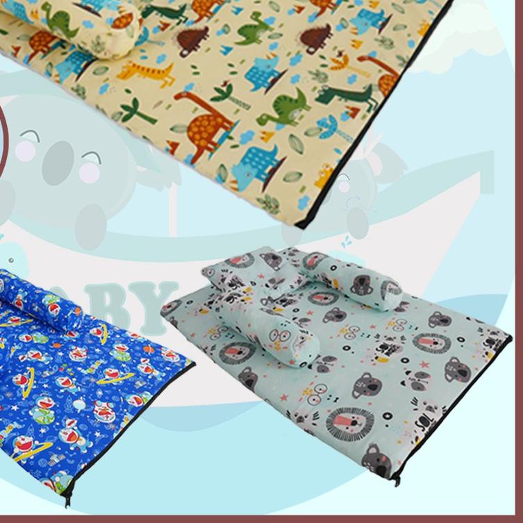 Matras Kasur Bayi Jumbo / Set Bantal Guling Bayi Free Tas Mika [ Merk BabyShip ]