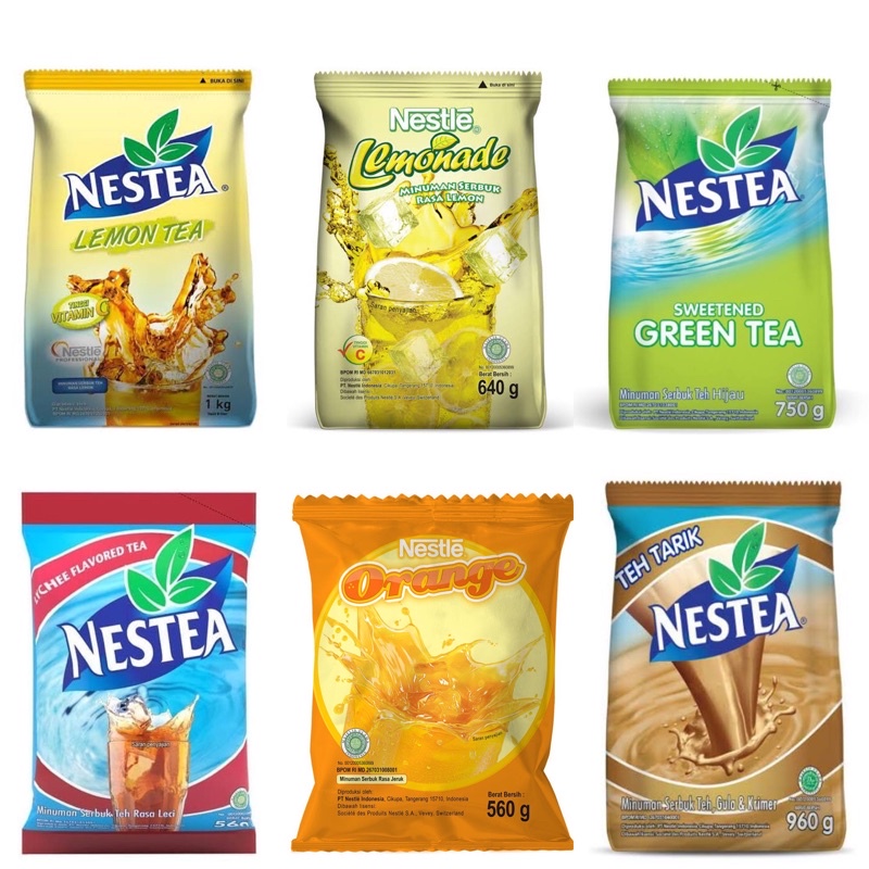 Nestea LEMON TEA 1KG - by Nestle Profesional Minuman Lemontea Bubuk