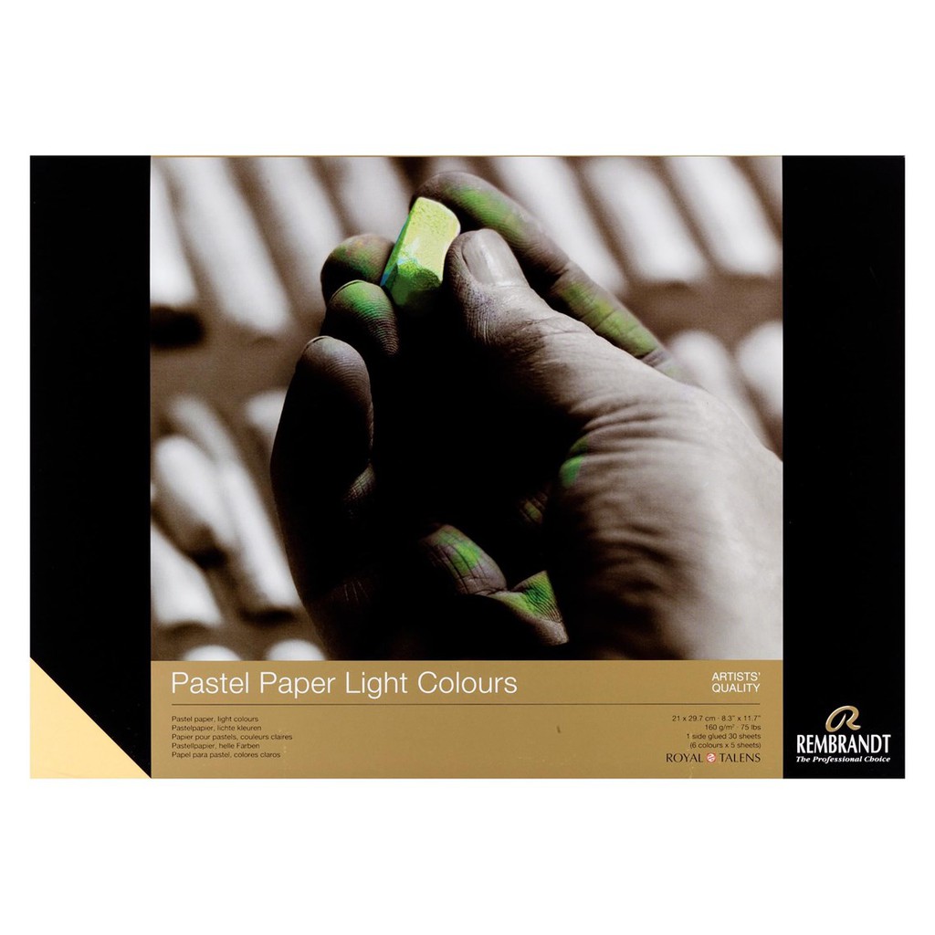 

REMBRANDT Pastel Paper Block Light Colours 21 X 29.7 cm 30 Sheets