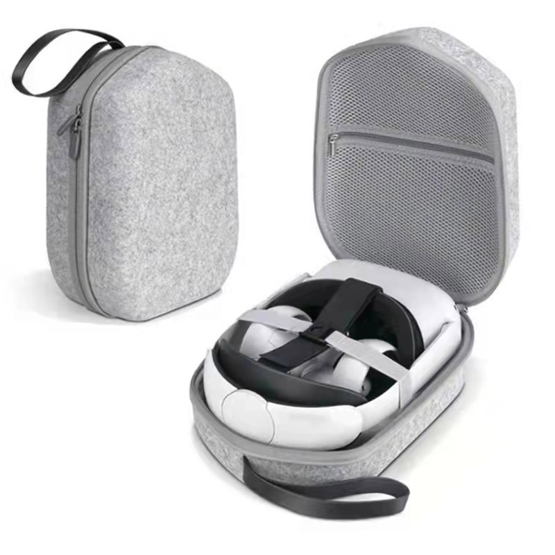 Gro Portable Travel for Case for Oculus Quest 2vr Kotak Penyimpanan Kacamata Storage Bag VR Pelindung Untuk Shell Stand Lensa Pr