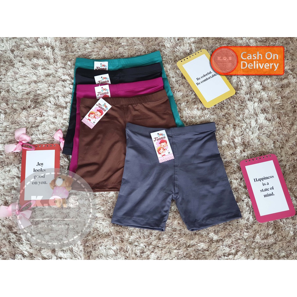 short anak daleman legging pendek anak size s,m,l,xl,xxl