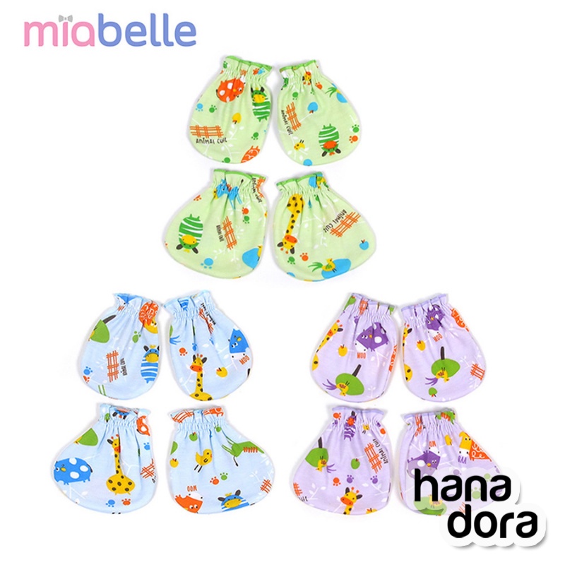 Miabelle STK Karet FP02 - Sarung Tangan Kaki Bayi