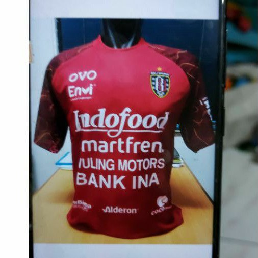Jersey kaos baju bola bali united home season 2020