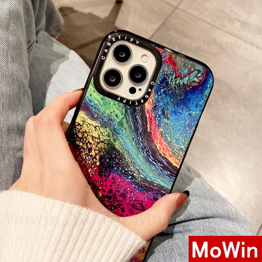 Casing Silikon Compatible for Iphone 13 Pro Max 12 Pro Max 11 Pro Max 7 Plus Xr Xs Max 12 Pro 7 Motif Abstrak Warna Gradasi