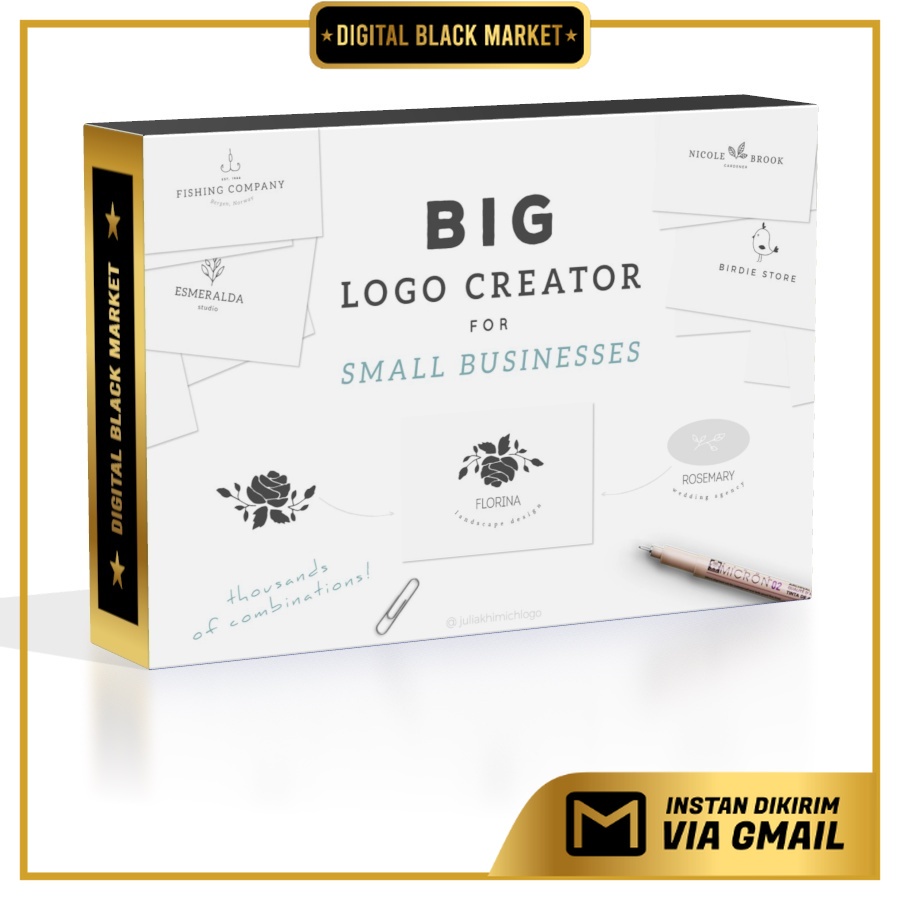 Big Logo Creator For Small Businesses - Adobe Photoshop &amp; Illustrator