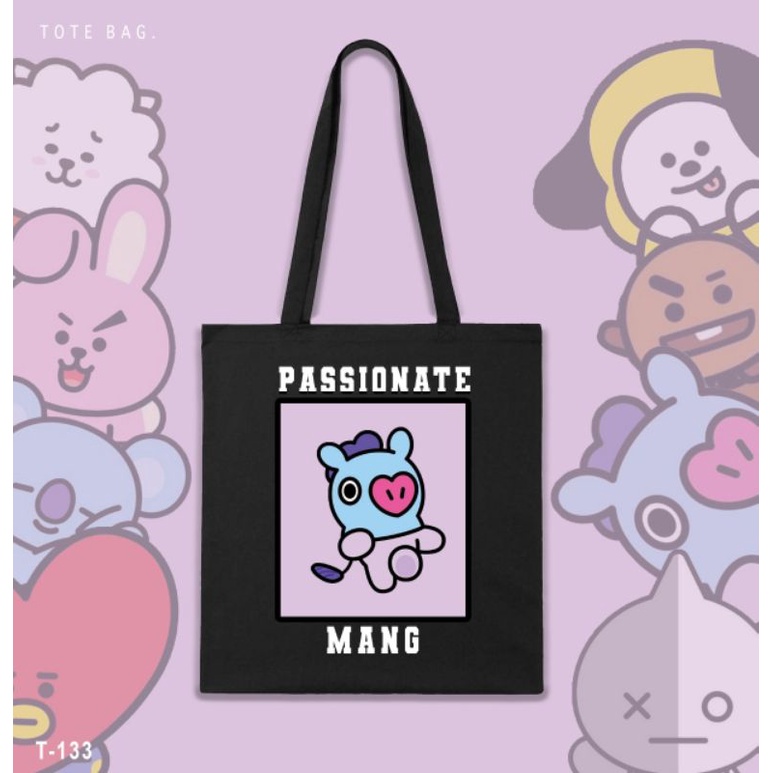 TOTE BAG PASSIONATE BT21