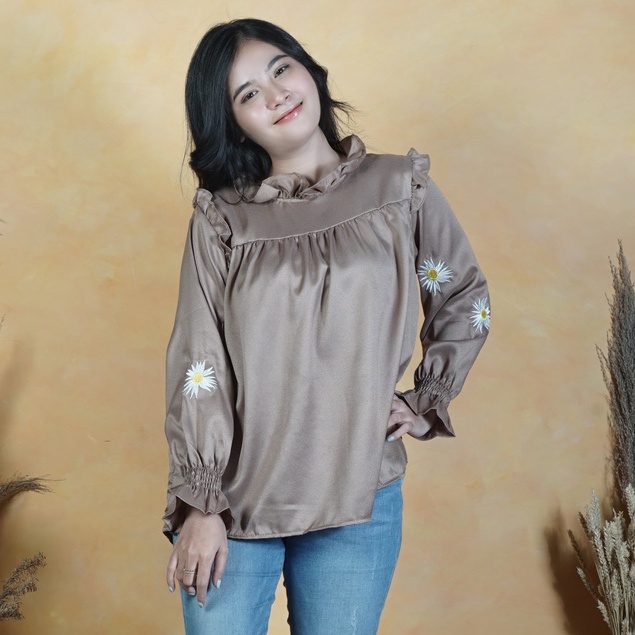 DAISY BLOUSE / BLOOMING DAISY / BLOUSE WANITA