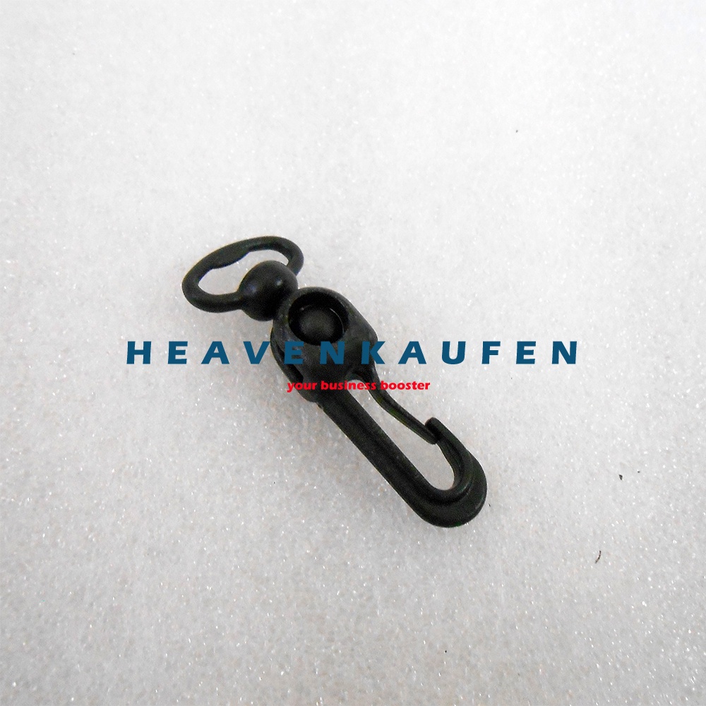 Kait Pengait Gantungan Hook Cantelan 1,5 cm Acetal Warna Hitam