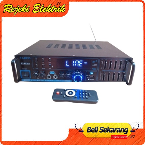 Power Amplifier Bluetooth Fleco BT-6238A USB SD Digital Audio Power - Bisa karaoke