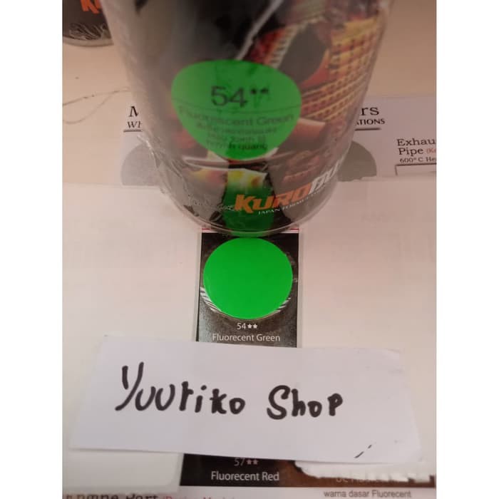 Pilok Samurai Cat Samurai Paint 54 flourescent green cat hijau stabilo