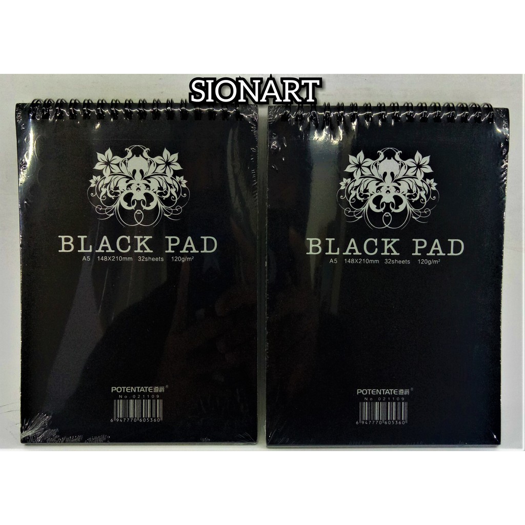 

Potentate Black Pad (A5) - 148mm X 210mm